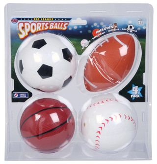 Thumbnail 1: 4 Pk Sports Balls 