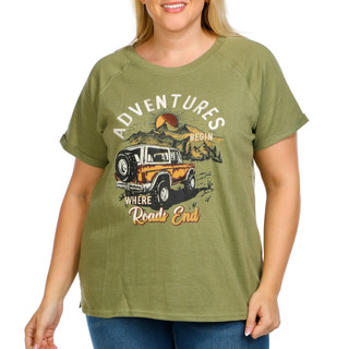 Thumbnail 1: Women's Plus Adventures Graphic Tee 
