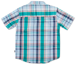 Thumbnail 2: Nautica Boys Plaid Print Button Down Shirt 