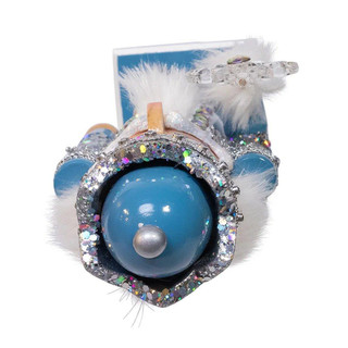 Thumbnail 5: Kurt Adler Kurt Adler Wooden 15 in. Blue and Platinum Nutcracker 