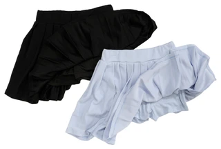 Thumbnail 3: VIOLET SKYE Violet Skye Big Girls 2 Pc Liverpool Skort Set - Black Blue 