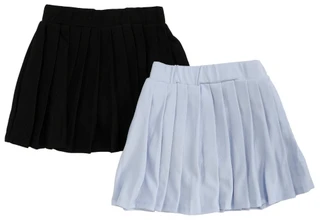 Thumbnail 2: VIOLET SKYE Violet Skye Big Girls 2 Pc Liverpool Skort Set - Black Blue 