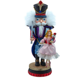 Thumbnail 1: HOLLYWOOD NUTCRACKERS Hollywood Nutcrackers 15 in. Prince with Clara Nutcracker 