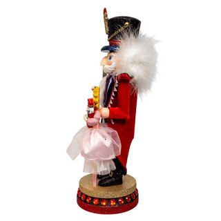 Thumbnail 4: HOLLYWOOD NUTCRACKERS Hollywood Nutcrackers 15 in. Prince with Clara Nutcracker 