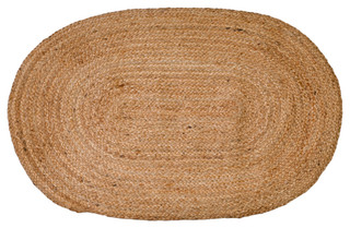Thumbnail 1: LR HOME LR Home 2x3 Natural Oval Rug 