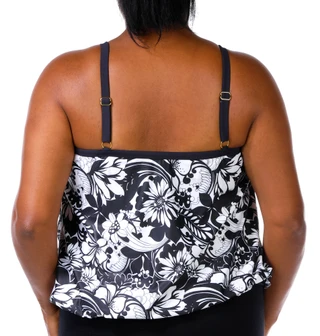 Thumbnail 2: Island Waves Island Waves Plus Blouson Tankini Top 