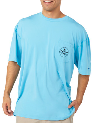Thumbnail 2: Salt Life Salt Life Mens Short Sleeve Skull and Fillet Shirt 