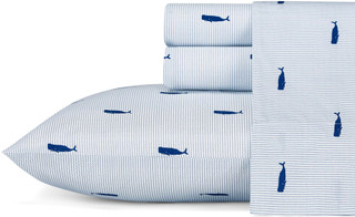 Thumbnail 5: Nautica Nautica Striped Whale Sheet Set 