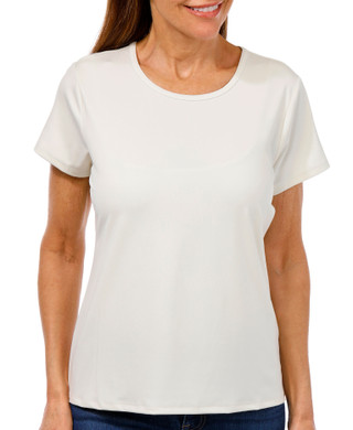 Thumbnail 1: RBX RBX Active Womens Solid Active Mesh Short Sleeve Top 