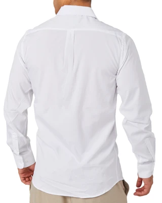 Thumbnail 2: CHAPS Chaps Mens Long Sleeve Button Down Solid Slim Fit Shirt 
