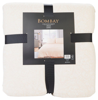 Thumbnail 1: Bombay Bombay 3 Pc Cotton Queen Comforter Set - Paisley Matelasse 