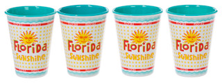 Thumbnail 4: ONE HUNDRED AND 80 DEGREE One Hundred and 80 Degrees 4 Pk Florida Cup Set 