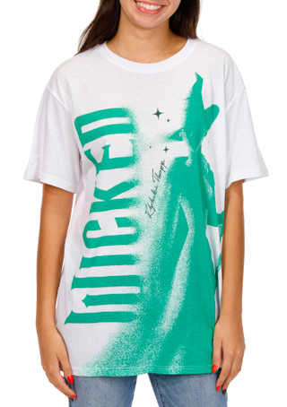 Thumbnail 1: WICKED Wicked Juniors Elphaba Graphic Tee 