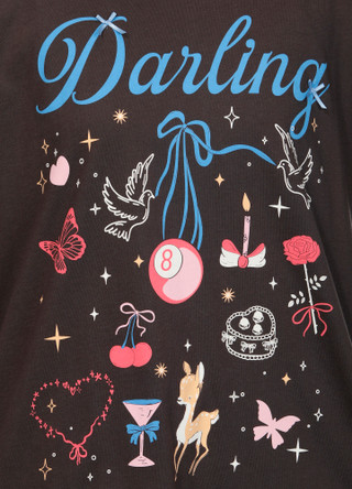 Thumbnail 3: COASTAL DREAMER Coastal Dreamer Juniors Girly Darling Graphic Tee 