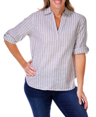 Thumbnail 2: TAUPE/WHITE