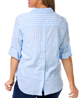 Thumbnail 2: Dash Dash Womens 3/4 Sleeve Roll Tab Top 
