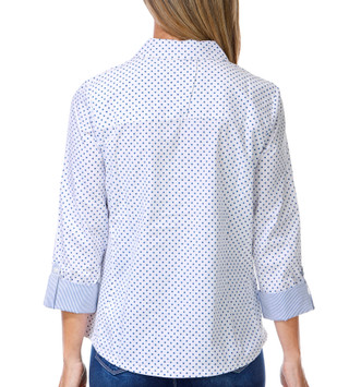 Thumbnail 3: Coral Bay Women's 3/4 Sleeve Button Down Top 