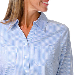 Thumbnail 2: Coral Bay Women's 3/4 Sleeve Button Down Top 