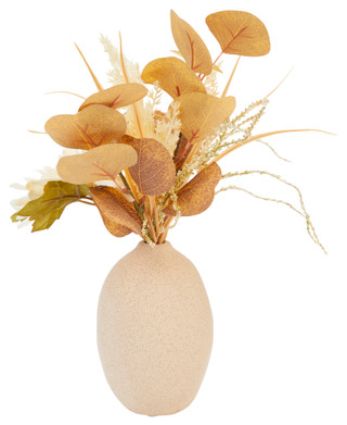 Thumbnail 2: FLORA BUNDA Flora Bunda 12 in Sunflower Mix Resin Vase Plant Decor 