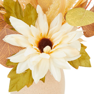 Thumbnail 3: FLORA BUNDA Flora Bunda 12 in Sunflower Mix Resin Vase Plant Decor 