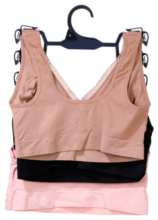 Thumbnail 2: Kathy Ireland Kathy Ireland 3 Pk Lace Trimmed Wireless Bras 
