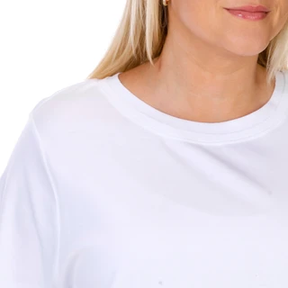 Thumbnail 4: Coral Bay Coral Bay Plus Short Sleeve Double Band Scoop Neck Top 