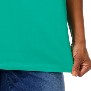 Thumbnail 2: Coral Bay Coral Bay Plus Solid Short Sleeve Henley Top 