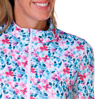 Thumbnail 4: GOTTEX Gottex Womens Active Floral Print Zip Up Jacket 