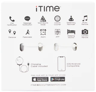 Thumbnail 2: Accutime iTime 2 Pk Navy White Tech Watch 