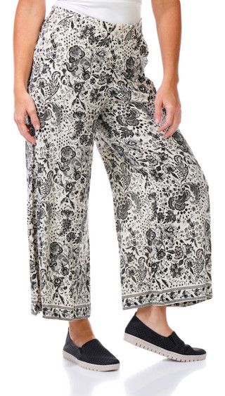 Thumbnail 8: MAX STUDIO Max Studio Womens Textured Rayon Cropped Pants 