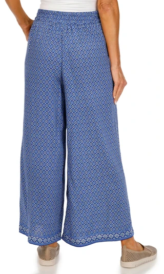 Thumbnail 2: MAX STUDIO Max Studio Womens Textured Rayon Cropped Pants 