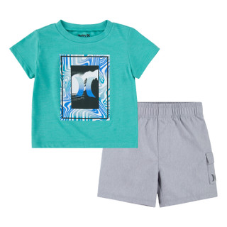Thumbnail 1: Hurley Hurley Baby Boys 2 Pc Vortex Shorts Set 