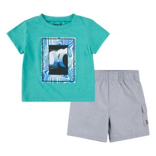 Thumbnail 1: Hurley Hurley Baby Boys 2 Pc Vortex Shorts Set 