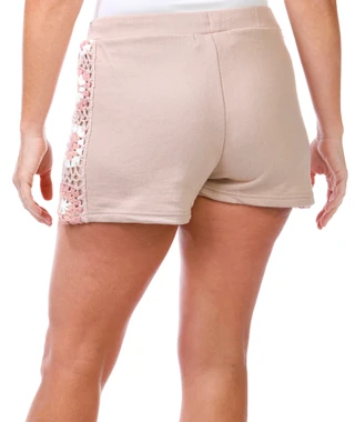 Thumbnail 3: VINTAGE HAVANA Vintage Havana Womens Crochet Inset Shorts 