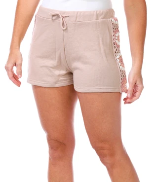 Thumbnail 1: VINTAGE HAVANA Vintage Havana Womens Crochet Inset Shorts 