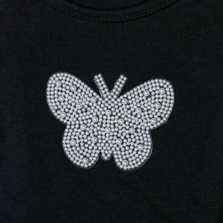 Thumbnail 2: DREAMGIRL DreamGirl Big Girls 2 Pc Butterfly Tank Set 