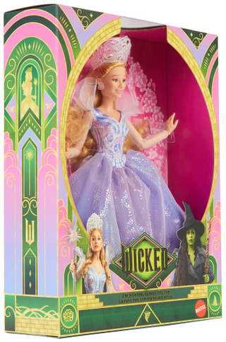 Thumbnail 3: WICKED Wicked Girls Enchanting Glinda Upland Deluxe Doll 