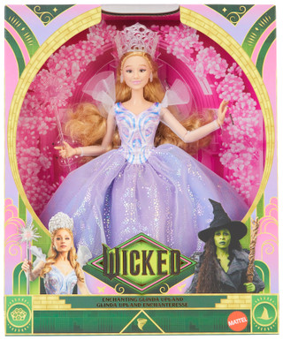Thumbnail 1: WICKED Wicked Girls Enchanting Glinda Upland Deluxe Doll 