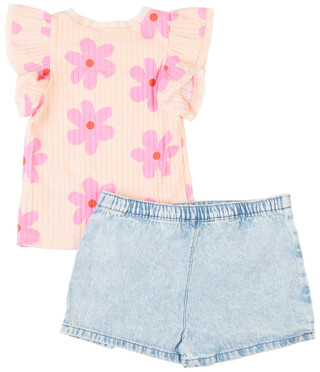 Thumbnail 2: PEACH/ DENIM