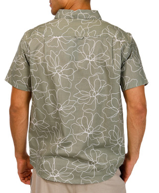 Thumbnail 4: Hurley Hurley Mens Crayota Short Sleeve Woven Button Down Shirt 