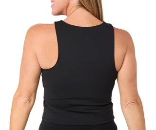 Thumbnail 2: Express Womens High Neck Cropped Tank Top 