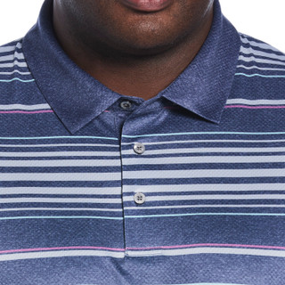 Thumbnail 6: PGA TOUR PGA TOUR Big Men's Stripe Golf Polo 