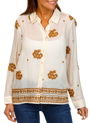 Thumbnail 1: IVORY/ BROWN