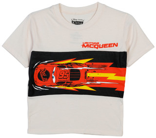 Thumbnail 1: Cars Cars Little Boys Lightning McQueen Panel T-Shirt 