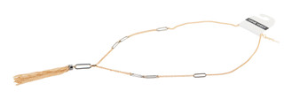 Thumbnail 4: NINE WEST Nine West 32 in Two Tone Metal Tassel Pendant 