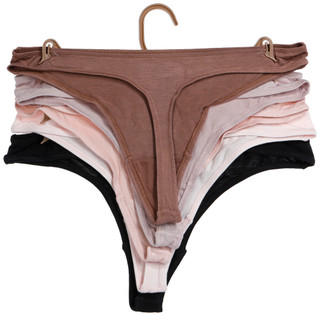 Thumbnail 2: Rene Rofe Rene Rofe Womens 5 Pk Buttery Soft Thong Panties 