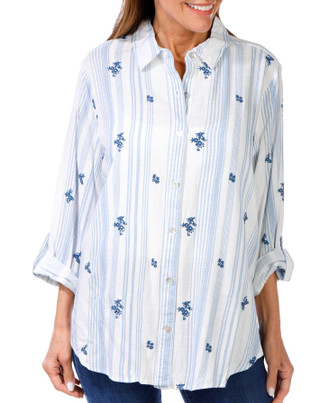 Thumbnail 1: BLUE/ IVORY