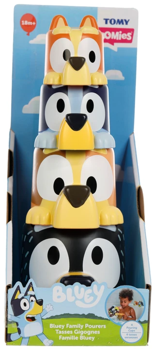Thumbnail 4: BLUEY Bluey Pourers Bath Toy Set 