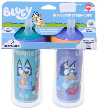 Thumbnail 1: BLUEY Bluey Baby 2 Pk Sippy Cups 