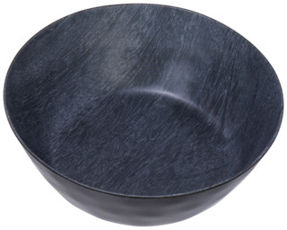 Thumbnail 2: Tarhong Tarhong 8 In Faux Blackened Wood Low Bowl 